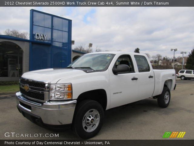 2012 Chevrolet Silverado 2500HD Work Truck Crew Cab 4x4 in Summit White