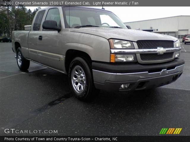 2003 Chevrolet Silverado 1500 LT Extended Cab in Light Pewter Metallic