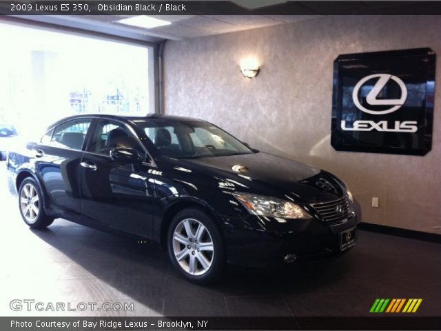 2009 Lexus ES 350 in Obsidian Black