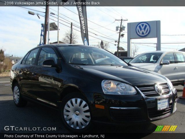 2008 Volkswagen Jetta S Sedan in Black