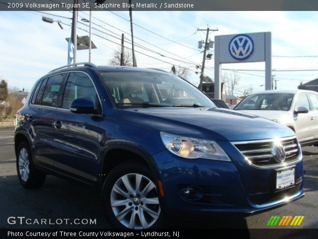 2009 Volkswagen Tiguan SE in Sapphire Blue Metallic