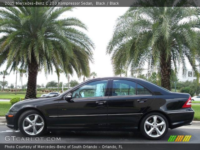 2005 Mercedes-Benz C 230 Kompressor Sedan in Black