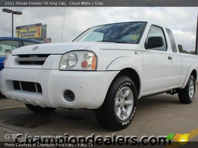 2001 Nissan Frontier XE King Cab in Cloud White