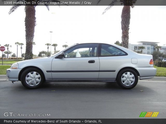 1998 Honda Civic DX Coupe in Vogue Silver Metallic