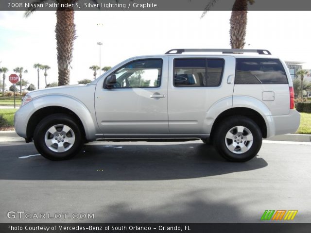 2008 Nissan Pathfinder S in Silver Lightning