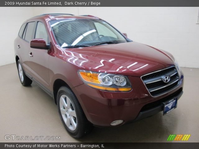 2009 Hyundai Santa Fe Limited in Dark Cherry