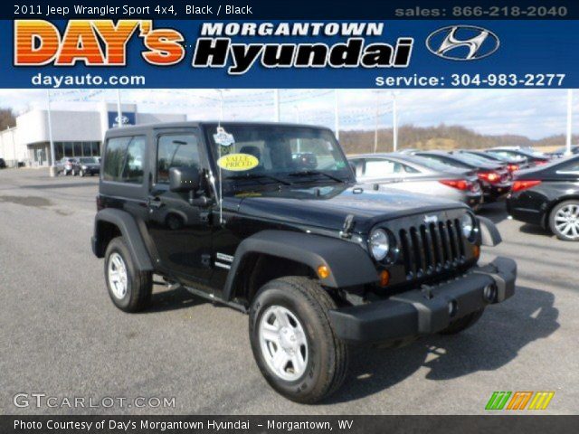 2011 Jeep Wrangler Sport 4x4 in Black
