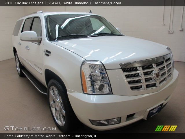 2010 Cadillac Escalade ESV AWD in White Diamond