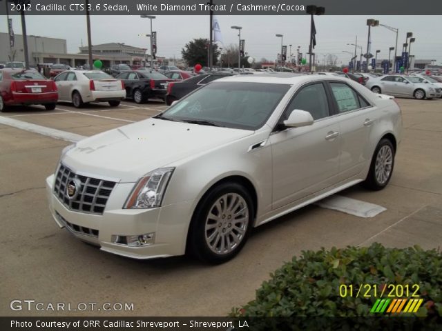 2012 Cadillac CTS 3.6 Sedan in White Diamond Tricoat