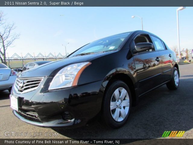 2011 Nissan Sentra 2.0 in Super Black