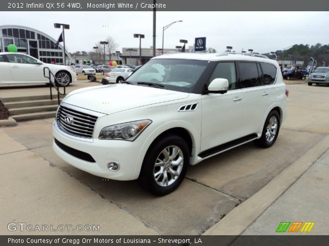 2012 Infiniti QX 56 4WD in Moonlight White