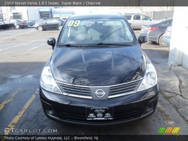 2009 Nissan Versa 1.8 S Sedan in Super Black