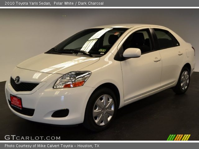2010 Toyota Yaris Sedan in Polar White