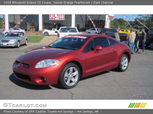 2008 Mitsubishi Eclipse GS Coupe in Sunset Orange Pearlescent
