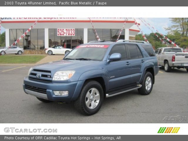 2003 Toyota 4Runner Limited in Pacific Blue Metallic