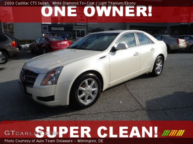 2009 Cadillac CTS Sedan in White Diamond Tri-Coat
