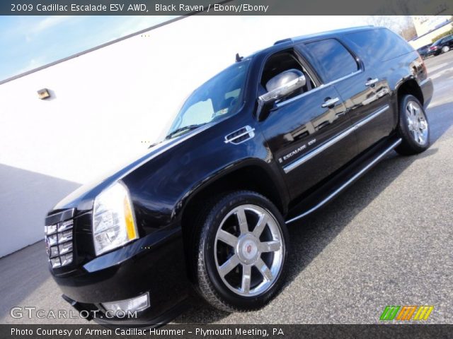 2009 Cadillac Escalade ESV AWD in Black Raven