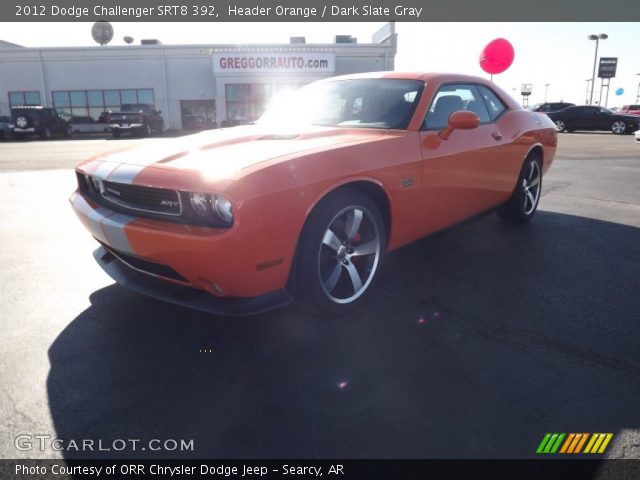 2012 Dodge Challenger SRT8 392 in Header Orange