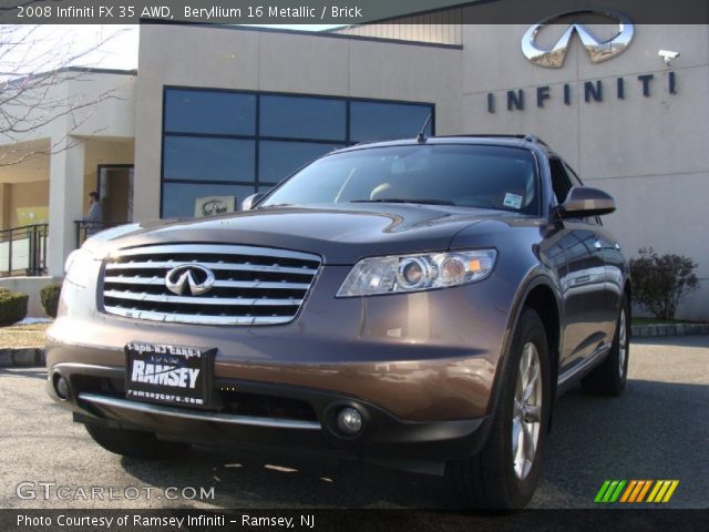 2008 Infiniti FX 35 AWD in Beryllium 16 Metallic