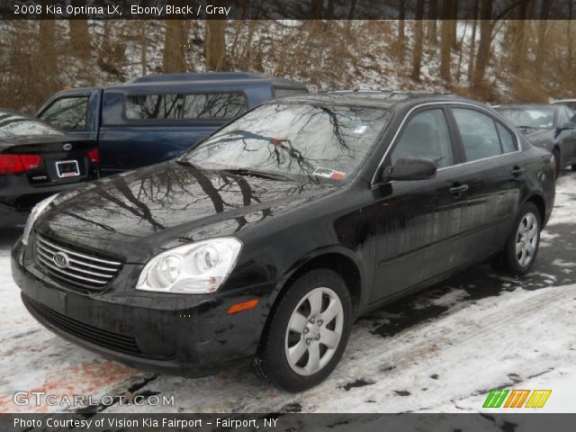 2008 Kia Optima LX in Ebony Black