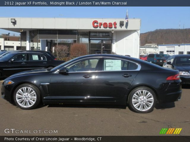 2012 Jaguar XF Portfolio in Midnight Black