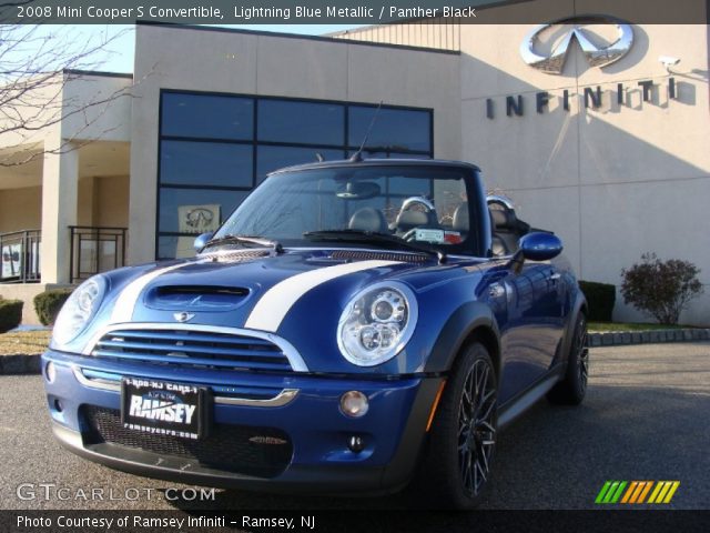 2008 Mini Cooper S Convertible in Lightning Blue Metallic