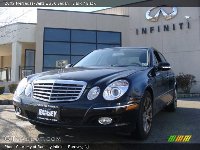 2009 Mercedes-Benz E 350 Sedan in Black