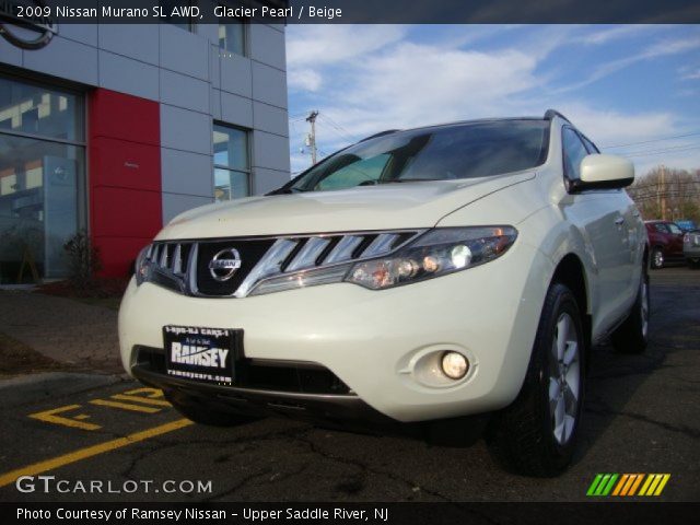 2009 Nissan Murano SL AWD in Glacier Pearl