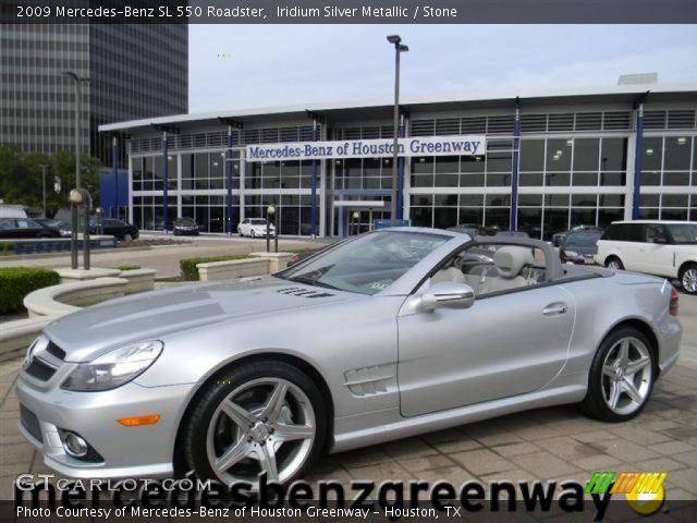 2009 Mercedes-Benz SL 550 Roadster in Iridium Silver Metallic
