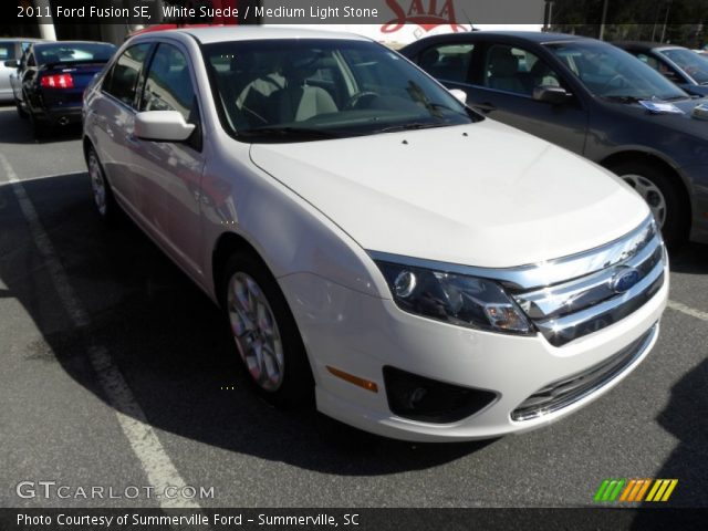 2011 Ford Fusion SE in White Suede