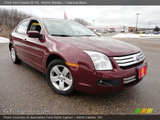 2006 Ford Fusion SE V6 in Merlot Metallic