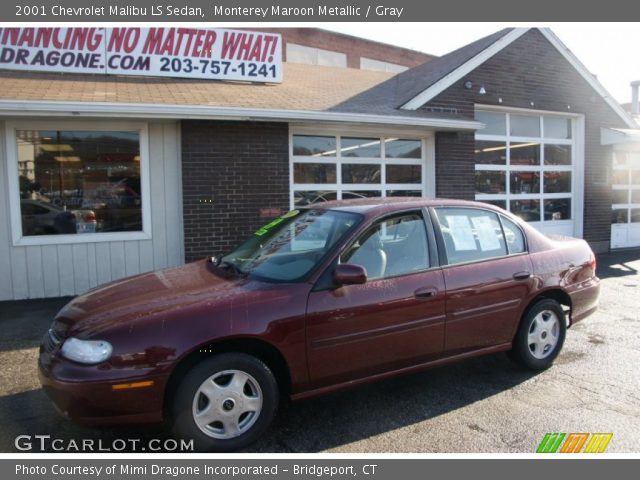 2001 Chevrolet Malibu LS Sedan in Monterey Maroon Metallic