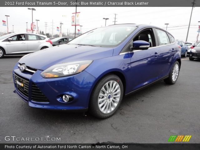 2012 Ford Focus Titanium 5-Door in Sonic Blue Metallic