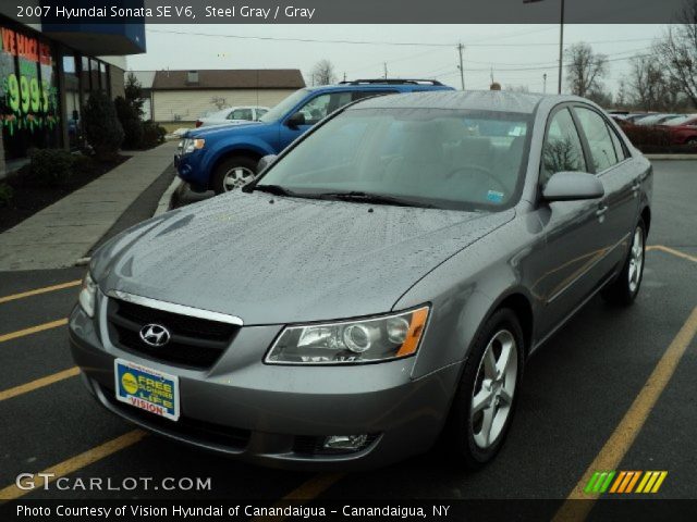 2007 Hyundai Sonata SE V6 in Steel Gray