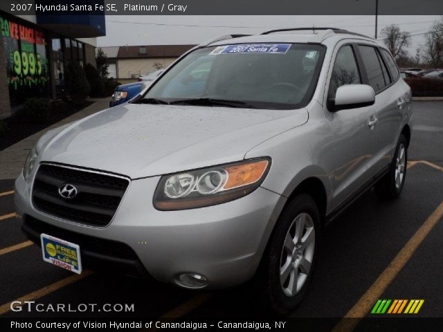 2007 Hyundai Santa Fe SE in Platinum
