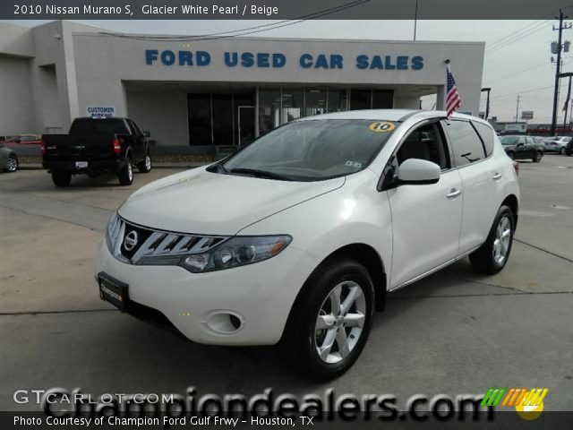 2010 Nissan Murano S in Glacier White Pearl