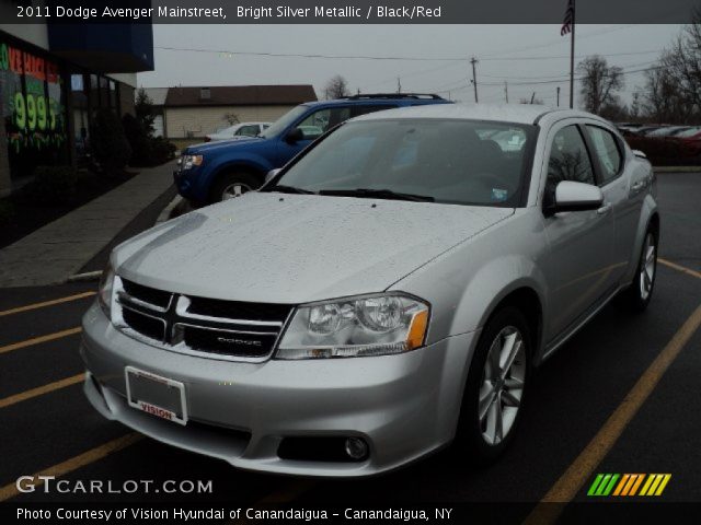 2011 Dodge Avenger Mainstreet in Bright Silver Metallic