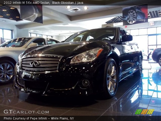 2012 Infiniti M 56x AWD Sedan in Black Obsidian