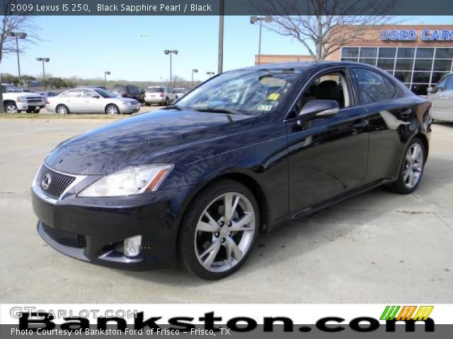 2009 Lexus IS 250 in Black Sapphire Pearl