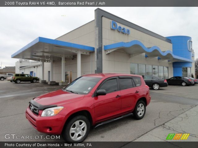2008 Toyota RAV4 V6 4WD in Barcelona Red Pearl