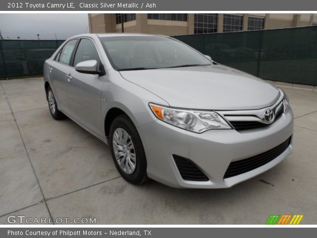2012 Toyota Camry LE in Classic Silver Metallic