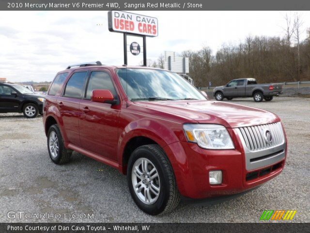 2010 Mercury Mariner V6 Premier 4WD in Sangria Red Metallic