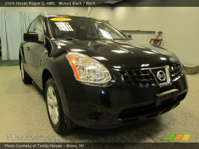 2009 Nissan Rogue SL AWD in Wicked Black