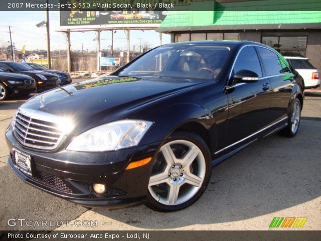 2007 Mercedes-Benz S 550 4Matic Sedan in Black