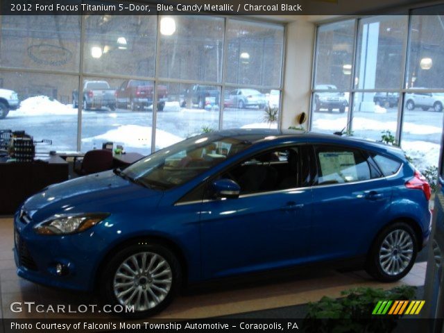 2012 Ford Focus Titanium 5-Door in Blue Candy Metallic
