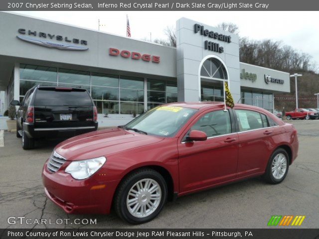 2007 Chrysler Sebring Sedan in Inferno Red Crystal Pearl