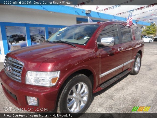 2010 Infiniti QX 56 in Deep Garnet Red