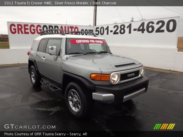 2011 Toyota FJ Cruiser 4WD in Silver Fresco Metallic