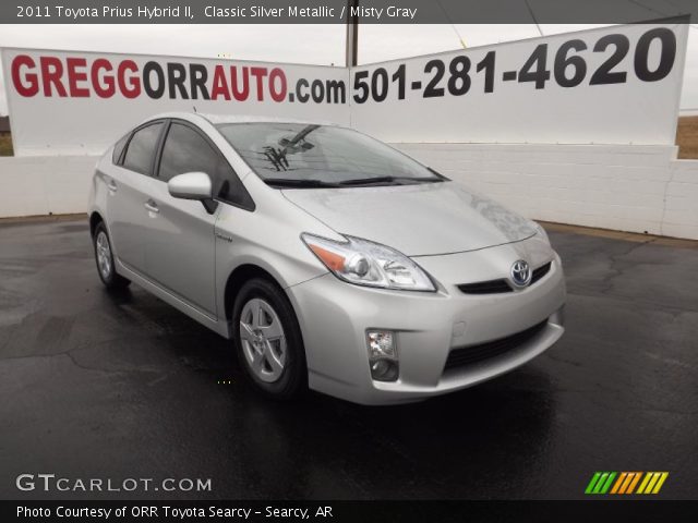 2011 Toyota Prius Hybrid II in Classic Silver Metallic