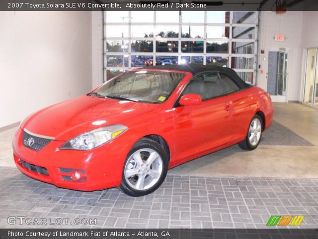 2007 Toyota Solara SLE V6 Convertible in Absolutely Red